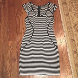Express Black and White Dress Size 4